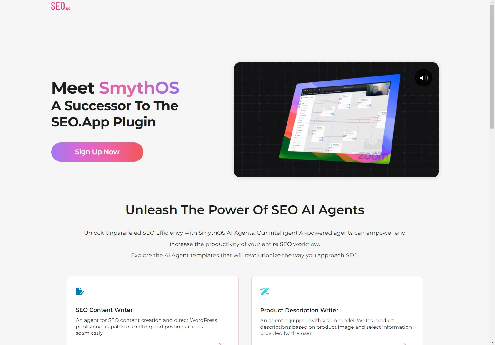 SmythOS: AI-Powered Platform for Enhanced Productivity and SEO