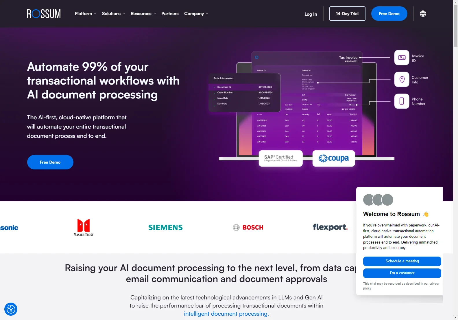 Rossum: AI Document Processing for Streamlined Transactional Workflows