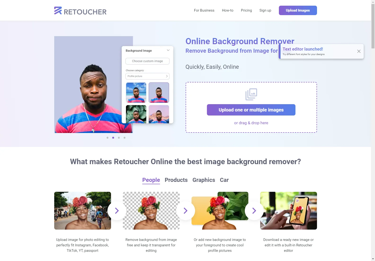 Retoucher Online: Free AI Background Remover for Images