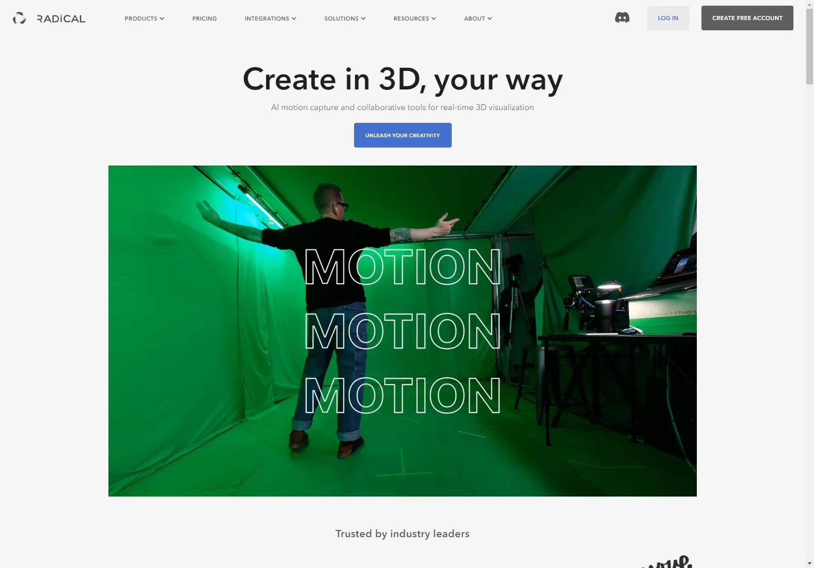 RADiCAL: AI-Powered Motion Capture and 3D Scene Design