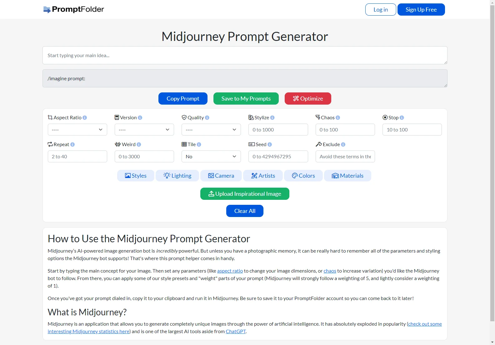 Midjourney Prompt Generator: Create Stunning AI Images with Ease!