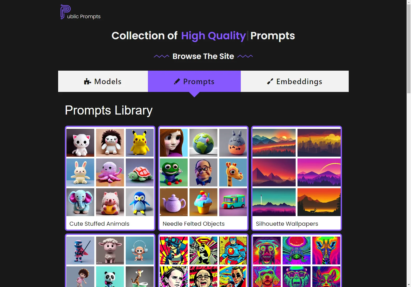 Public Prompts: Free AI Prompts for Image Generation and More