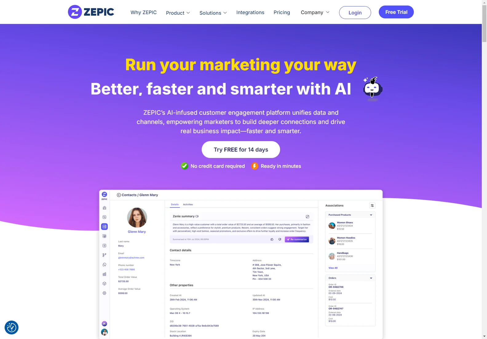 ZEPIC: AI-Powered Customer Engagement & Marketing Automation Platform