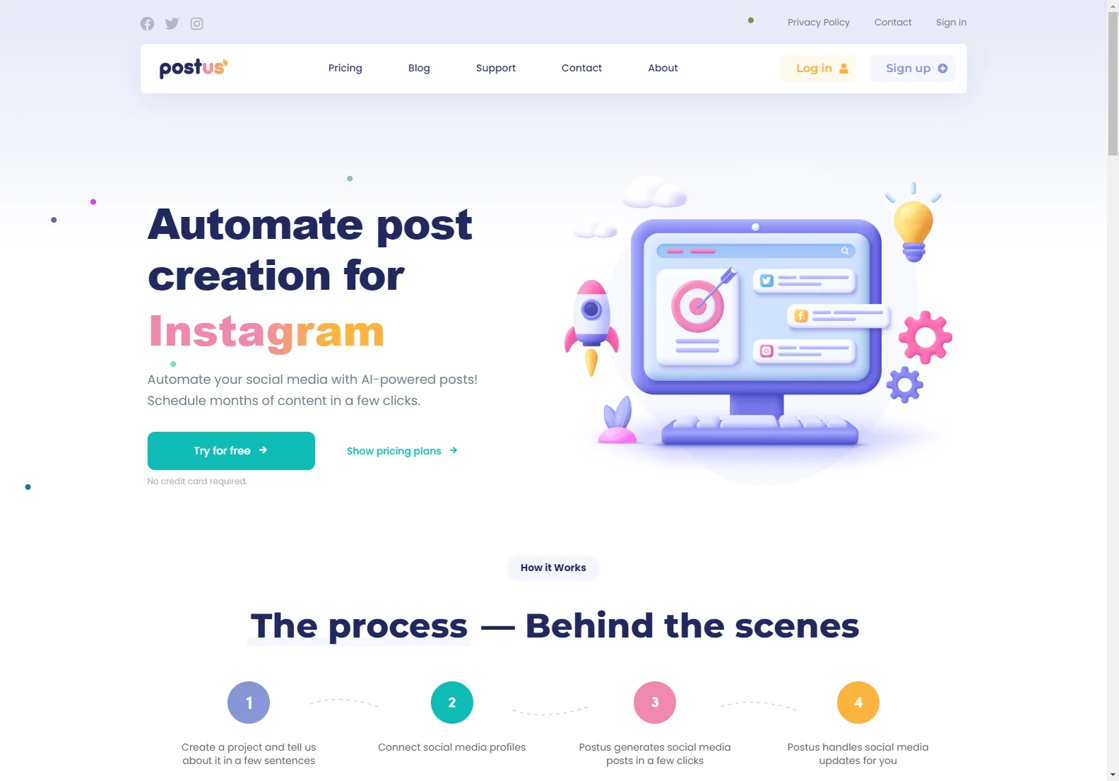 Postus: AI-Powered Social Media Automation for Increased Engagement