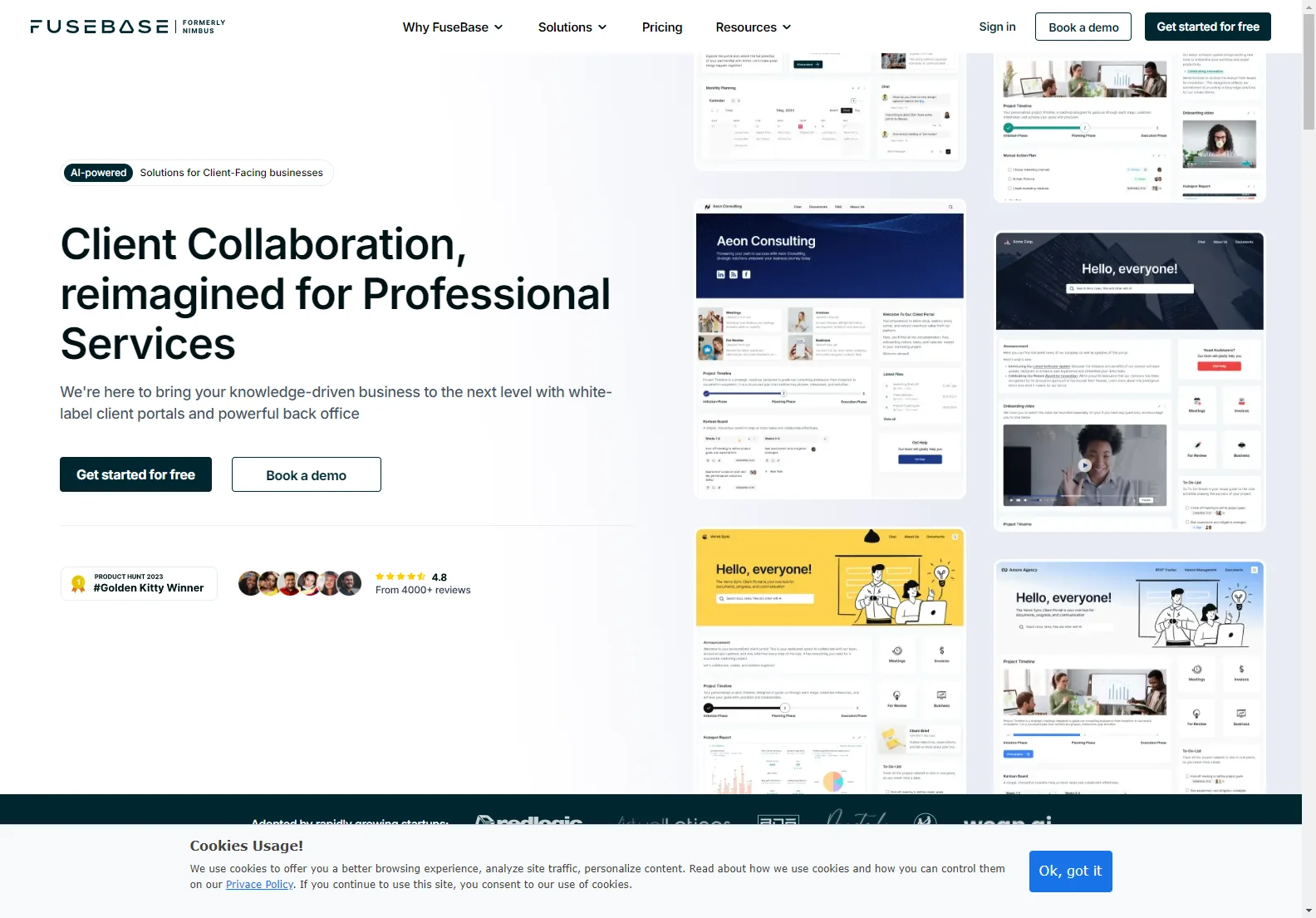 FuseBase: AI-Powered Client Collaboration & Project Management Platform