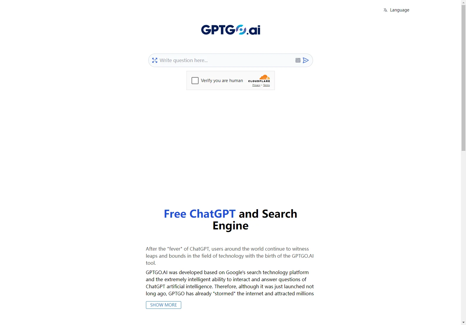 GPTGO: Revolutionary AI Search Engine Combining Google Search & ChatGPT