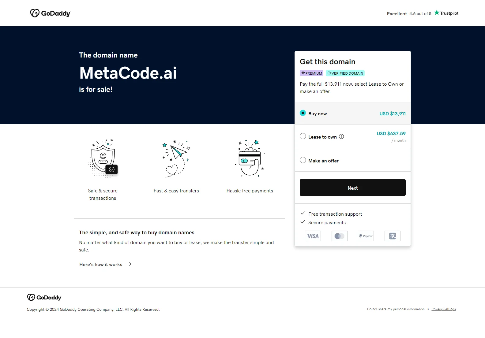 metacode.ai: Premium AI Domain Name for Sale