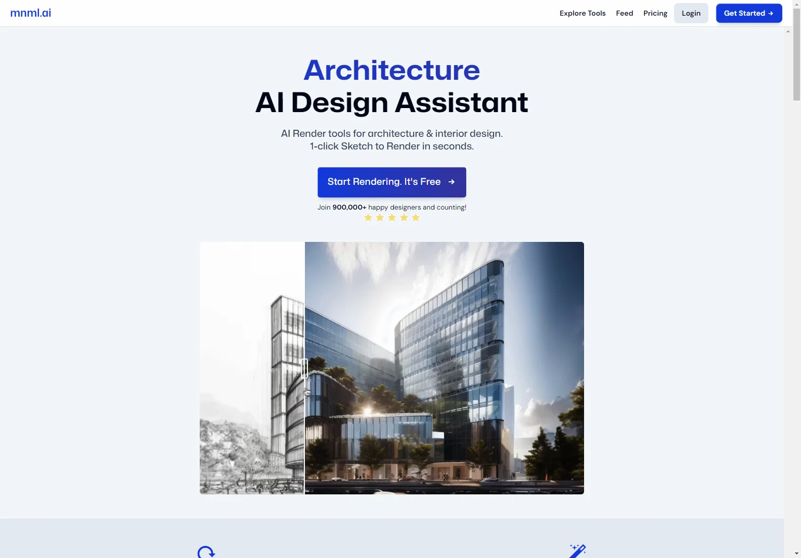 mnml.ai: AI-Powered Architecture & Interior Design Rendering Tools