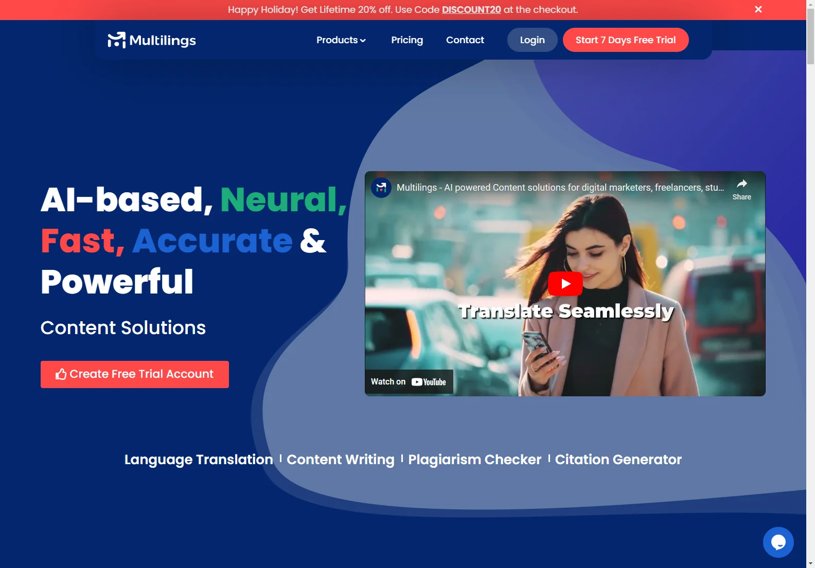 Multilings: AI-Powered Content Creation, Translation & Analysis