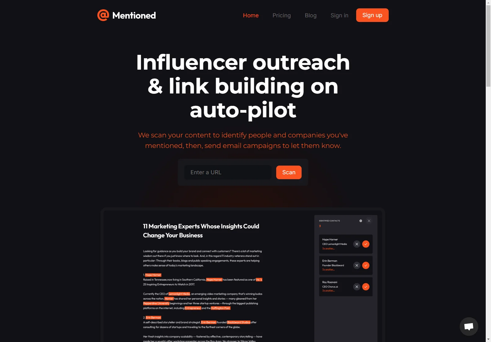 Mentioned.ai: Automate Influencer Outreach and Link Building for Enhanced SEO