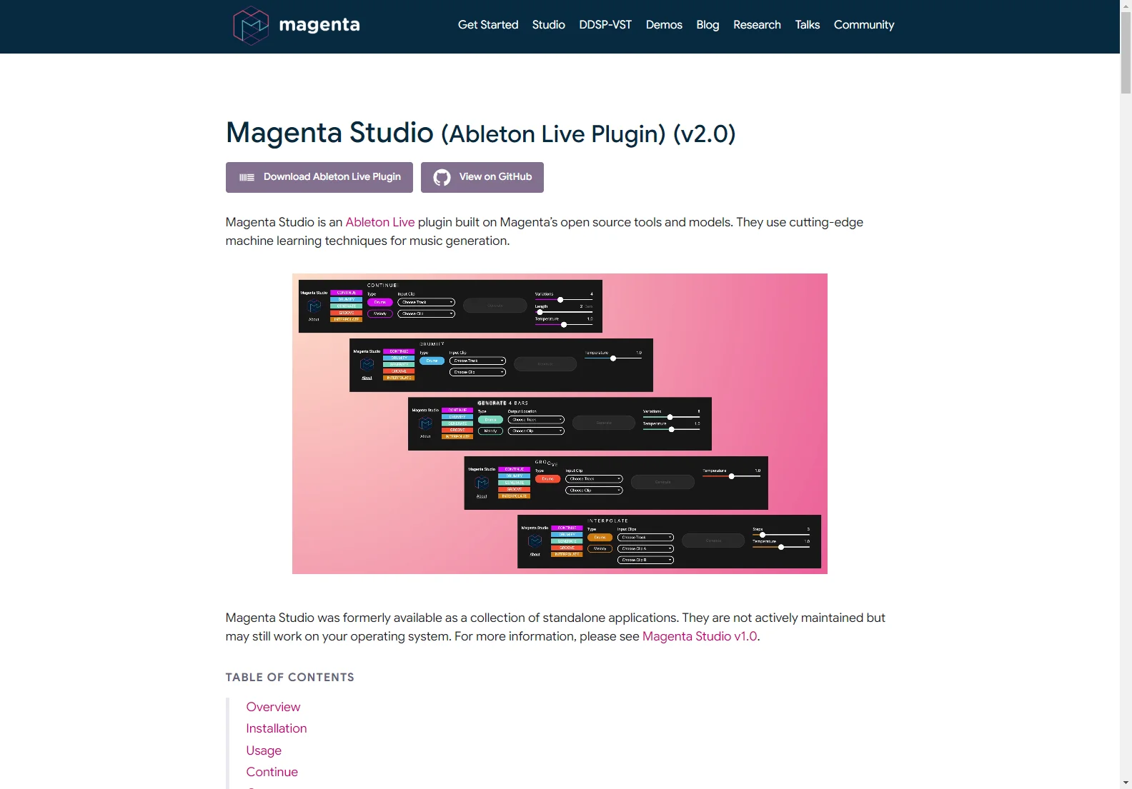 Magenta Studio: AI-Powered Music Generation Plugin for Ableton Live