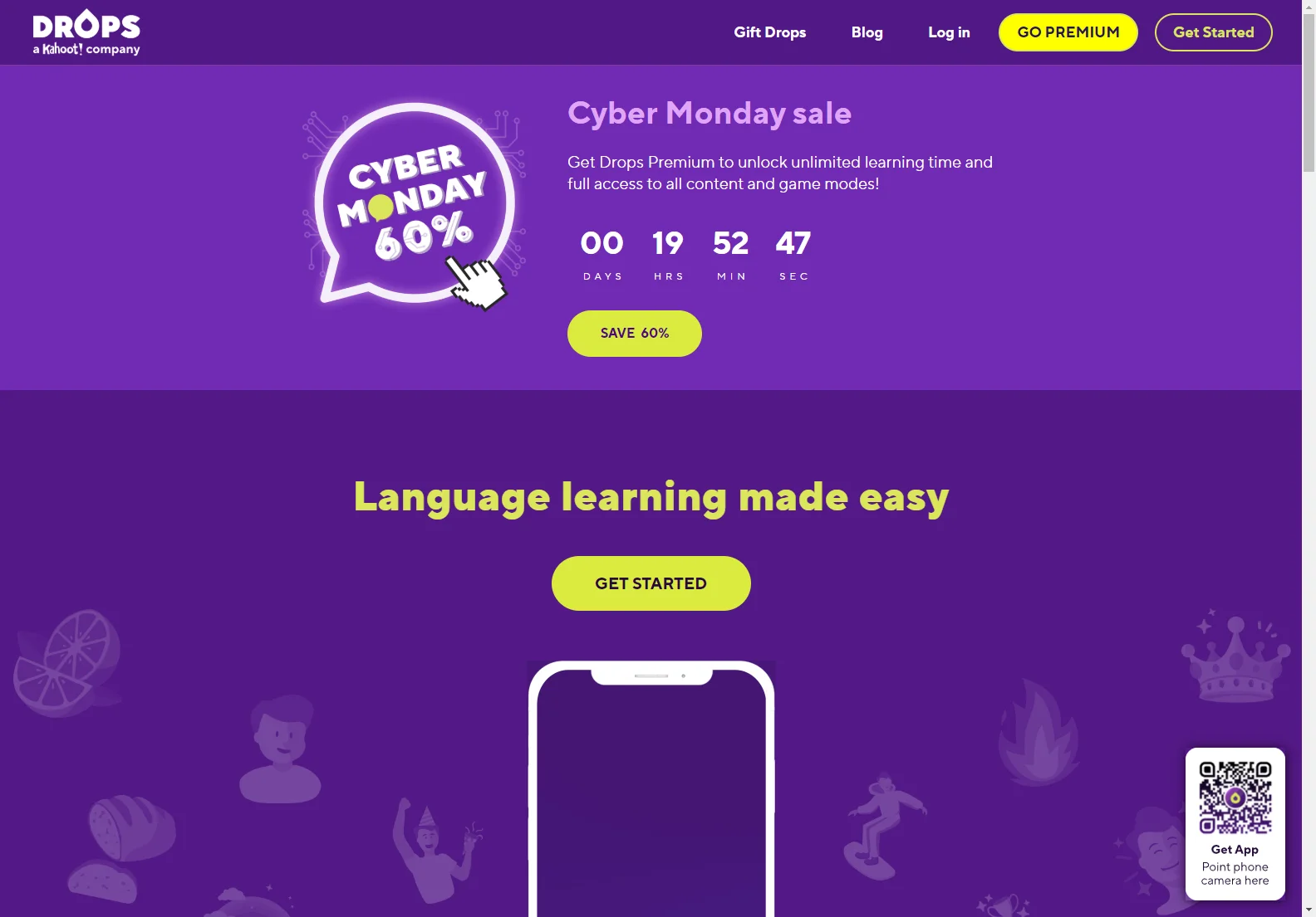 Drops: Fun, Effective Language Learning App for 50+ Languages