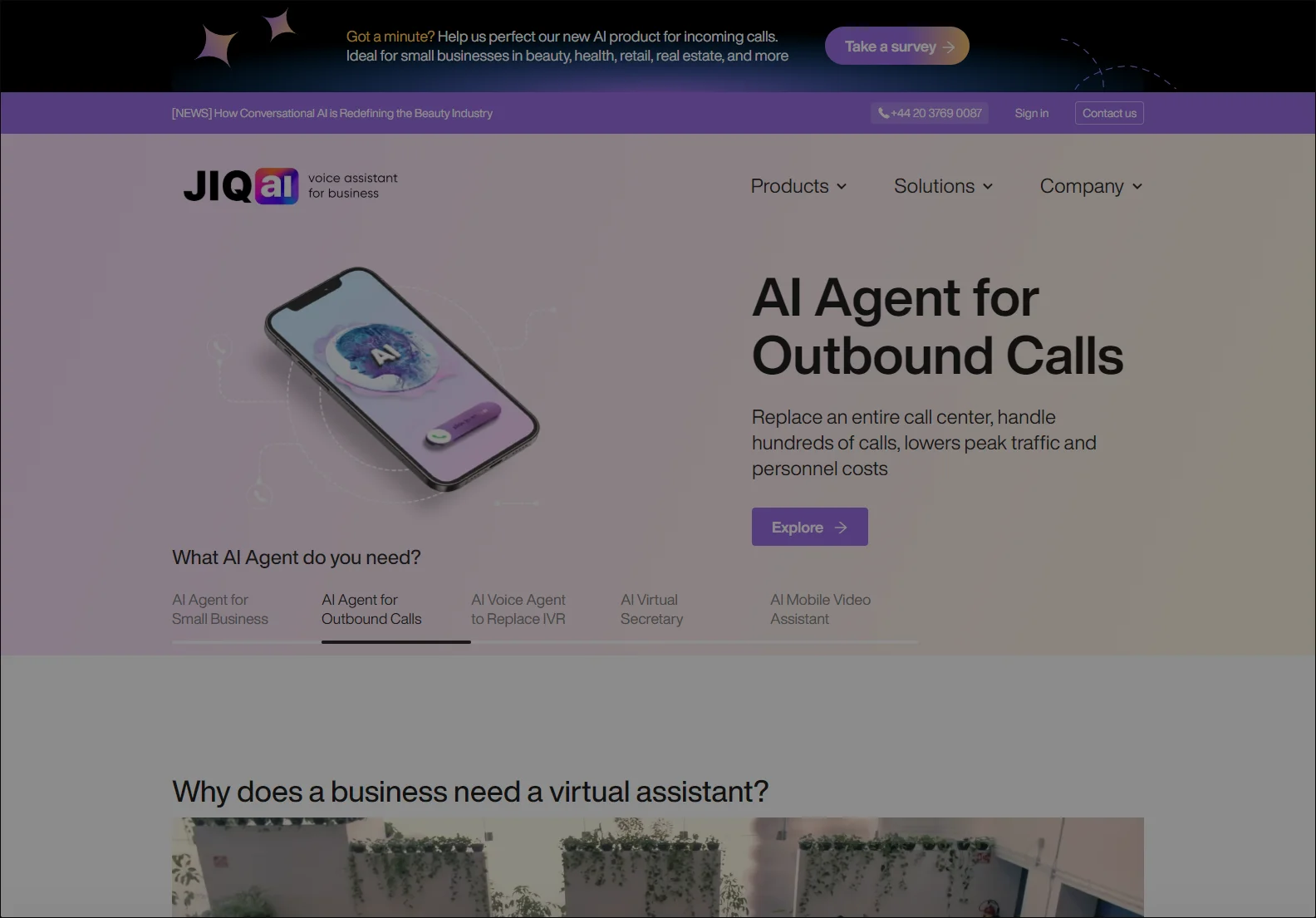 JIQ Voice Assistants: AI-Powered Receptionists for Small Businesses