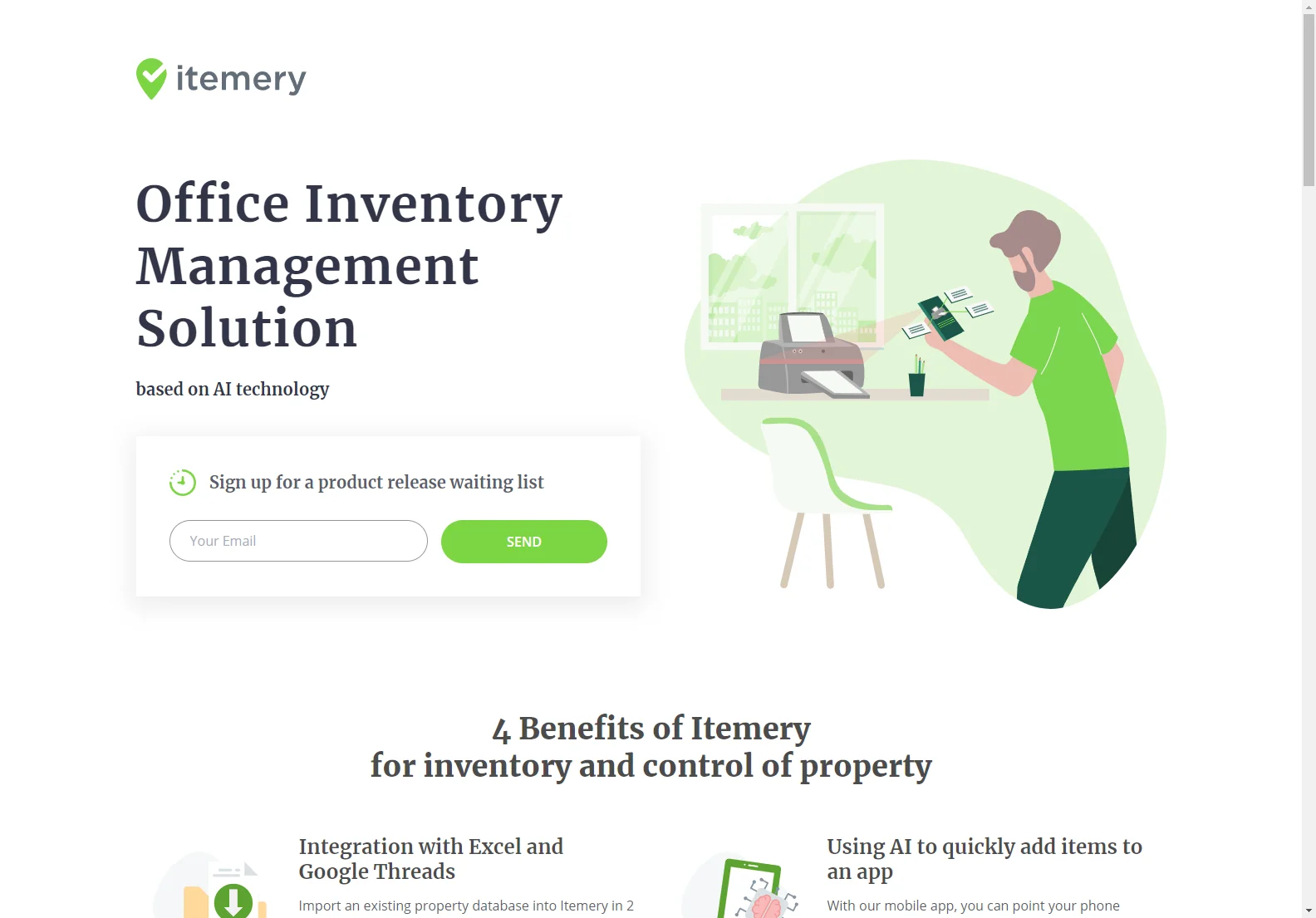 Itemery: AI-Powered Office Inventory Management Software for SMBs