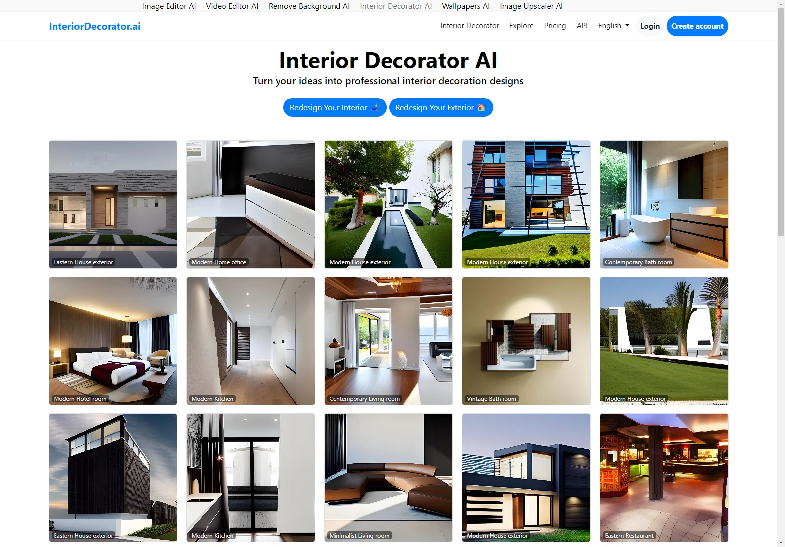 InteriorDecorator.ai: AI-Powered Interior & Exterior Design Tool