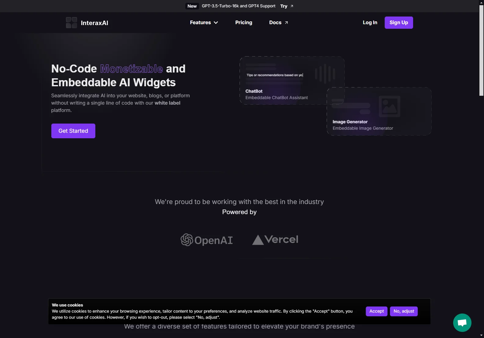 InteraxAI: No-Code Embeddable AI Widgets for Enhanced User Engagement