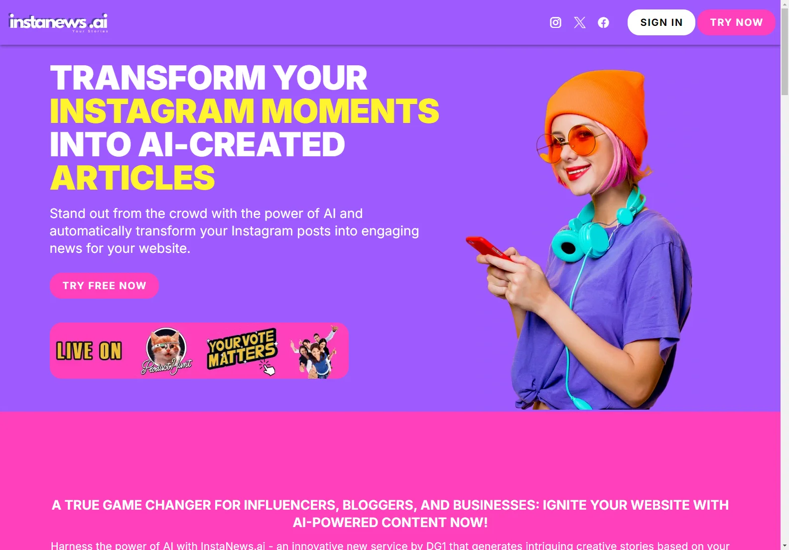 Automate Your Blogging with Instanews.ai: AI-Powered Content Creation from Instagram