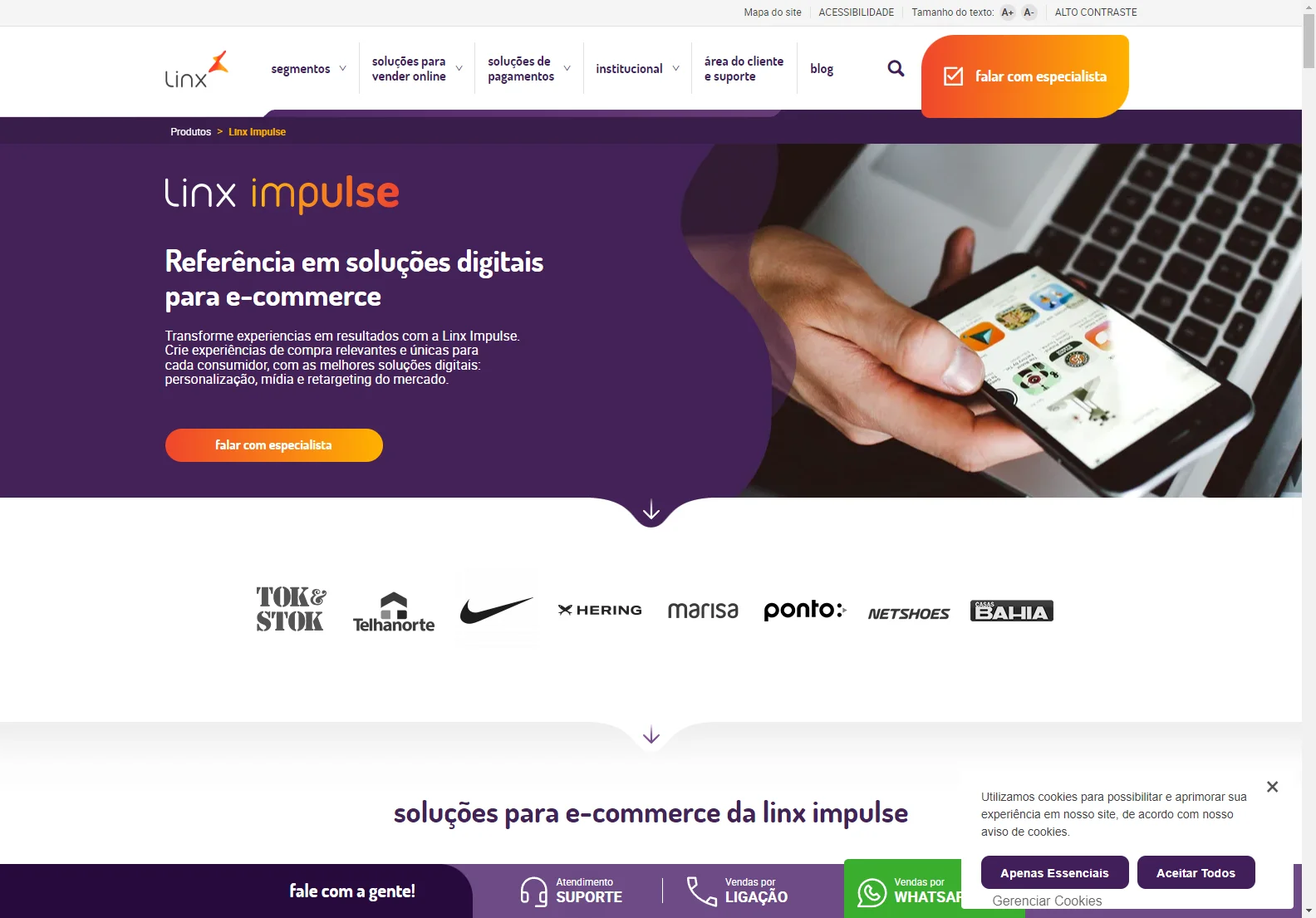 Linx Impulse: Soluções Digitais para Impulsionar seu E-commerce