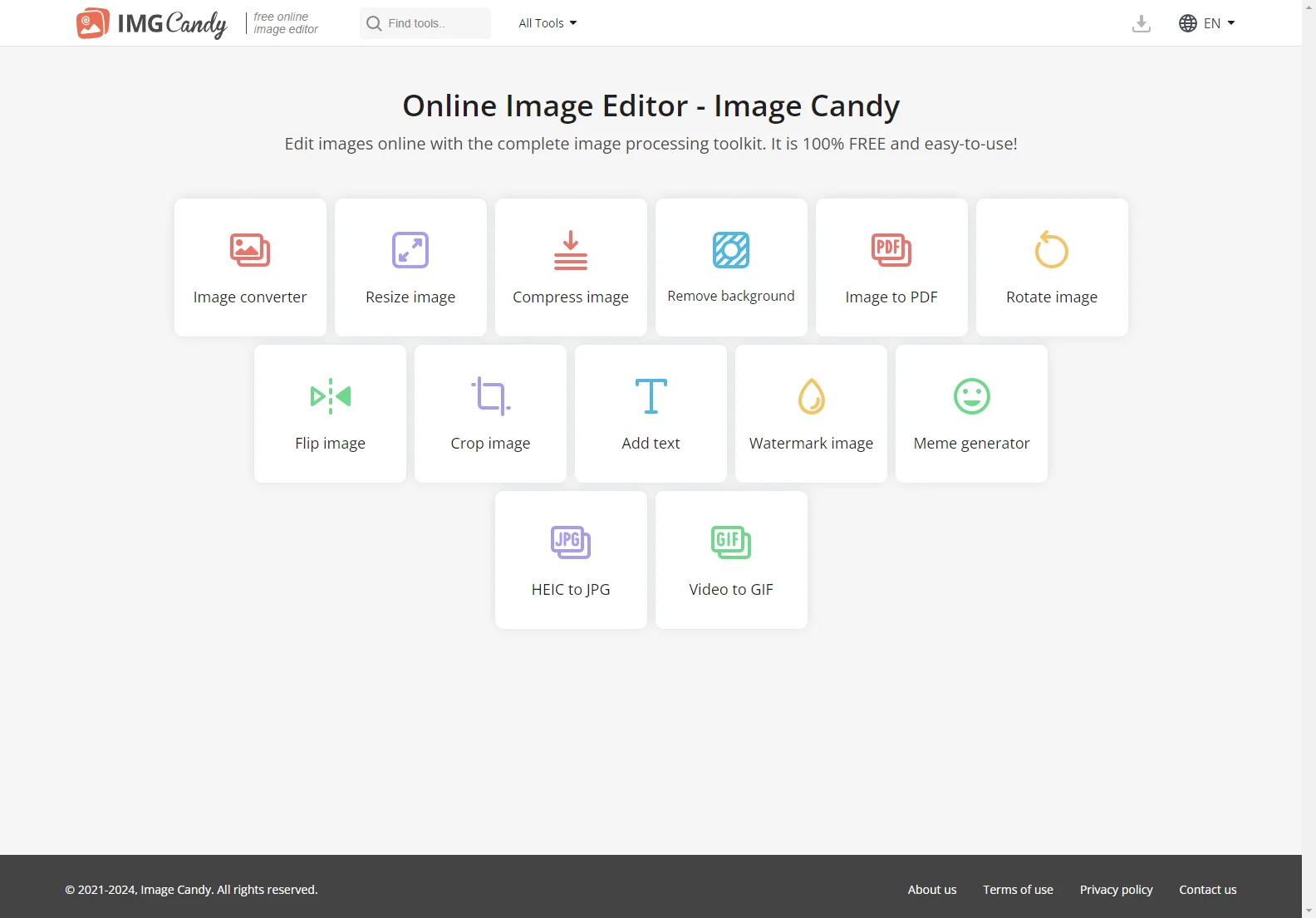 Image Candy: Free Online Image Editor with Powerful Tools