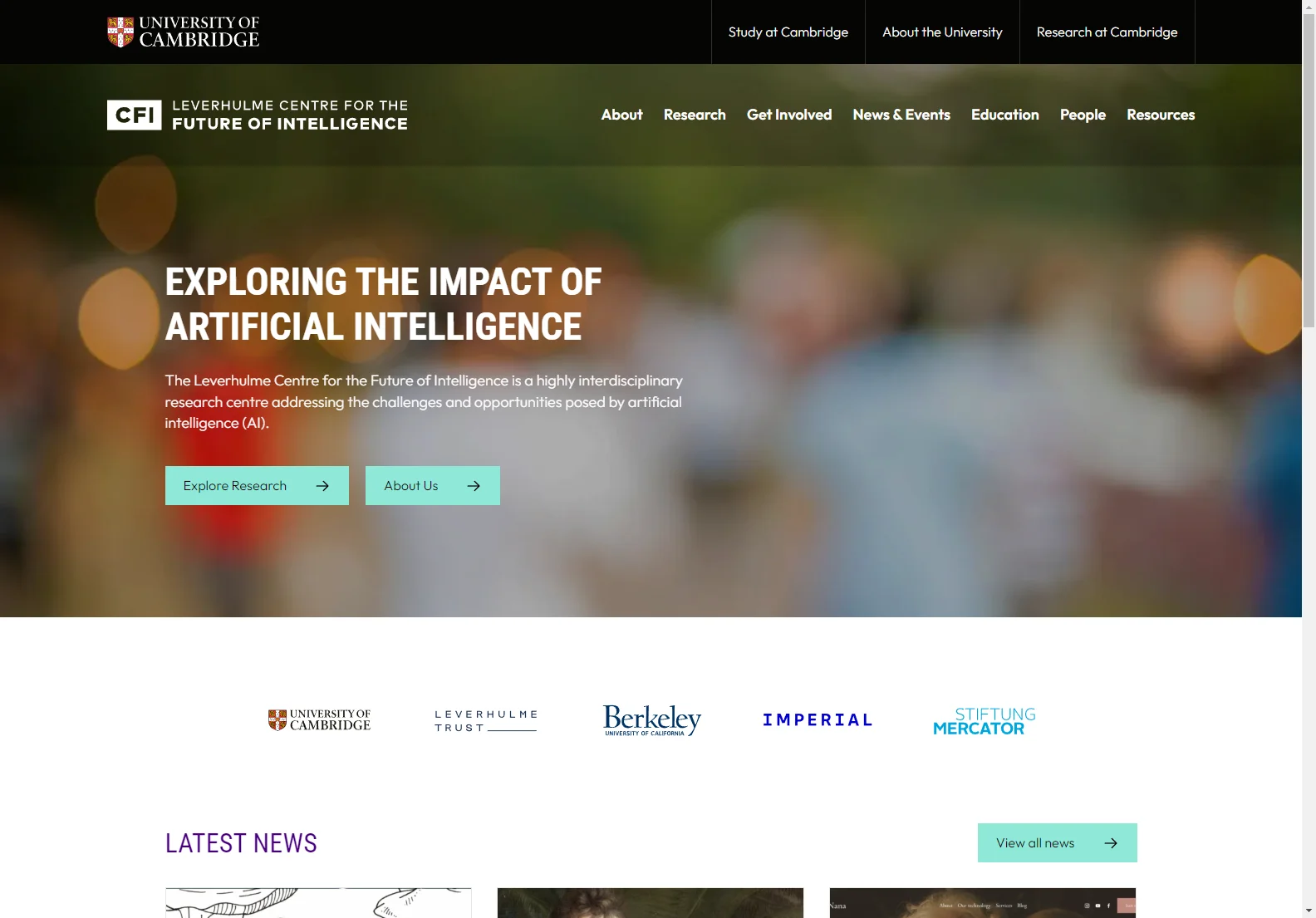 Leverhulme Centre for the Future of Intelligence: Researching AI's Impact on Society