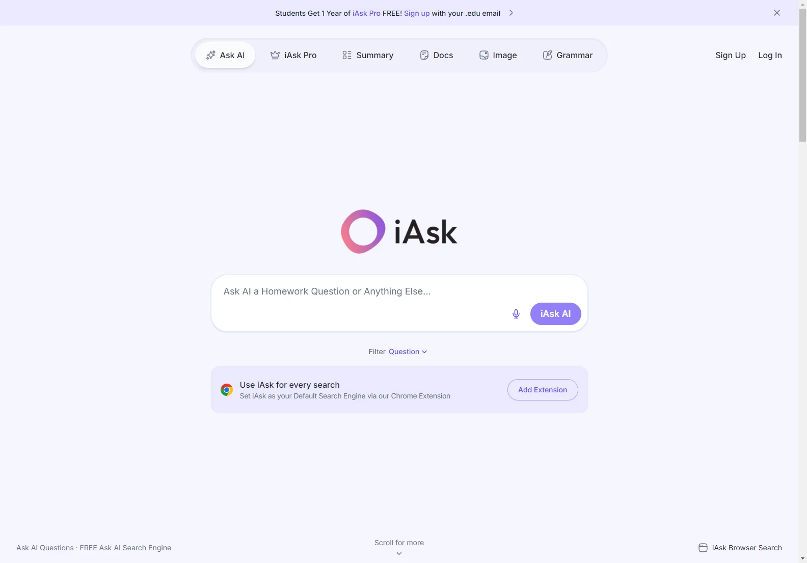 iAsk AI: Your All-in-One AI-Powered Search and Productivity Engine