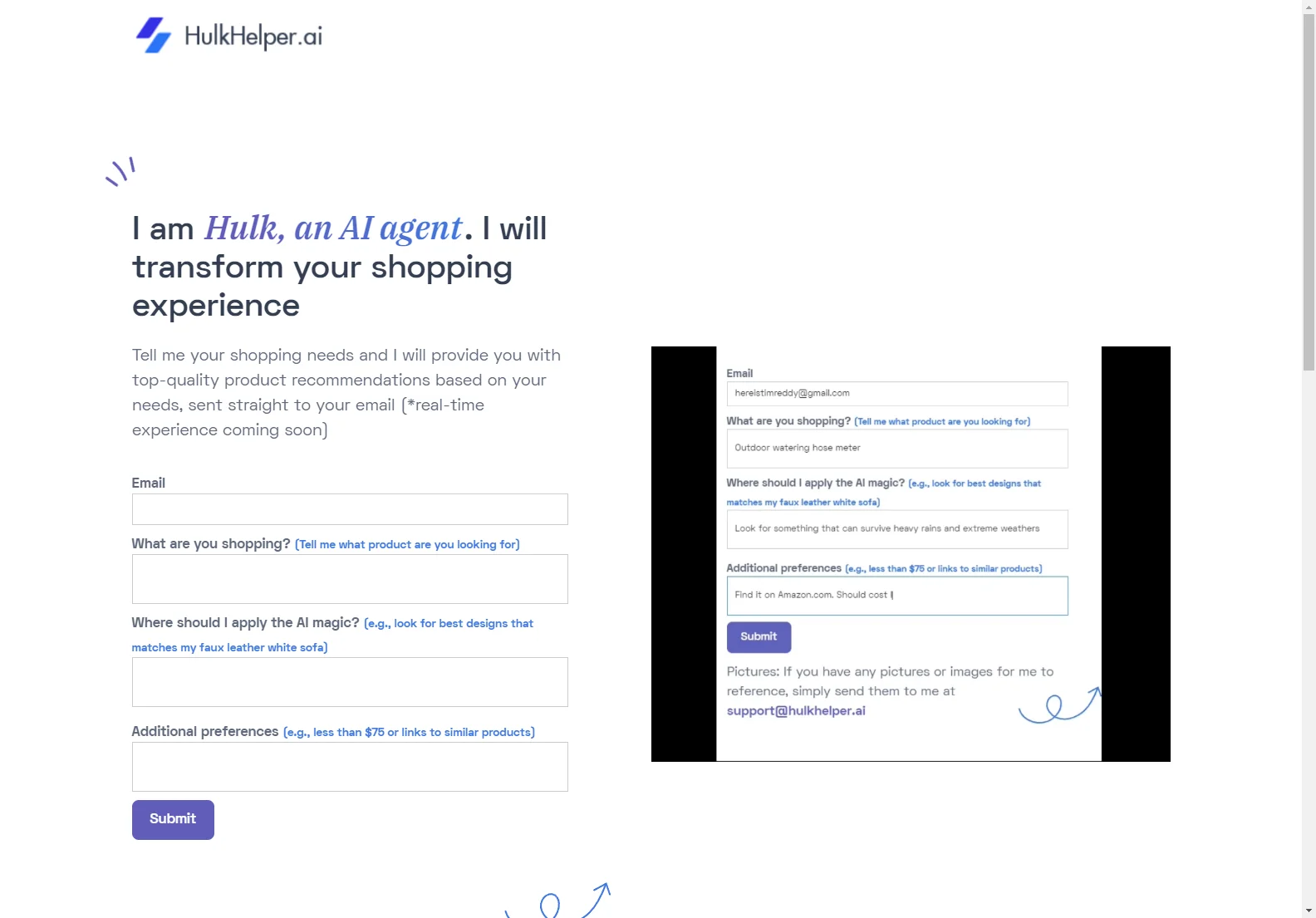 Hulk: Your AI-Powered Personal Shopping Assistant