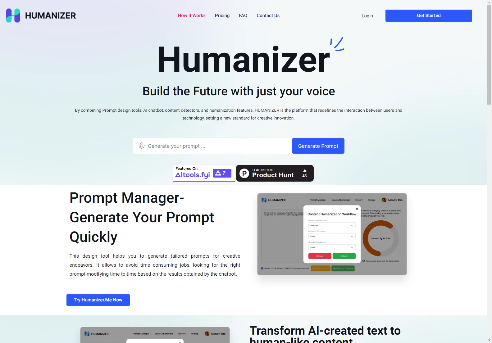 Humanizer: AI-Powered Platform for Original, Human-Quality Content