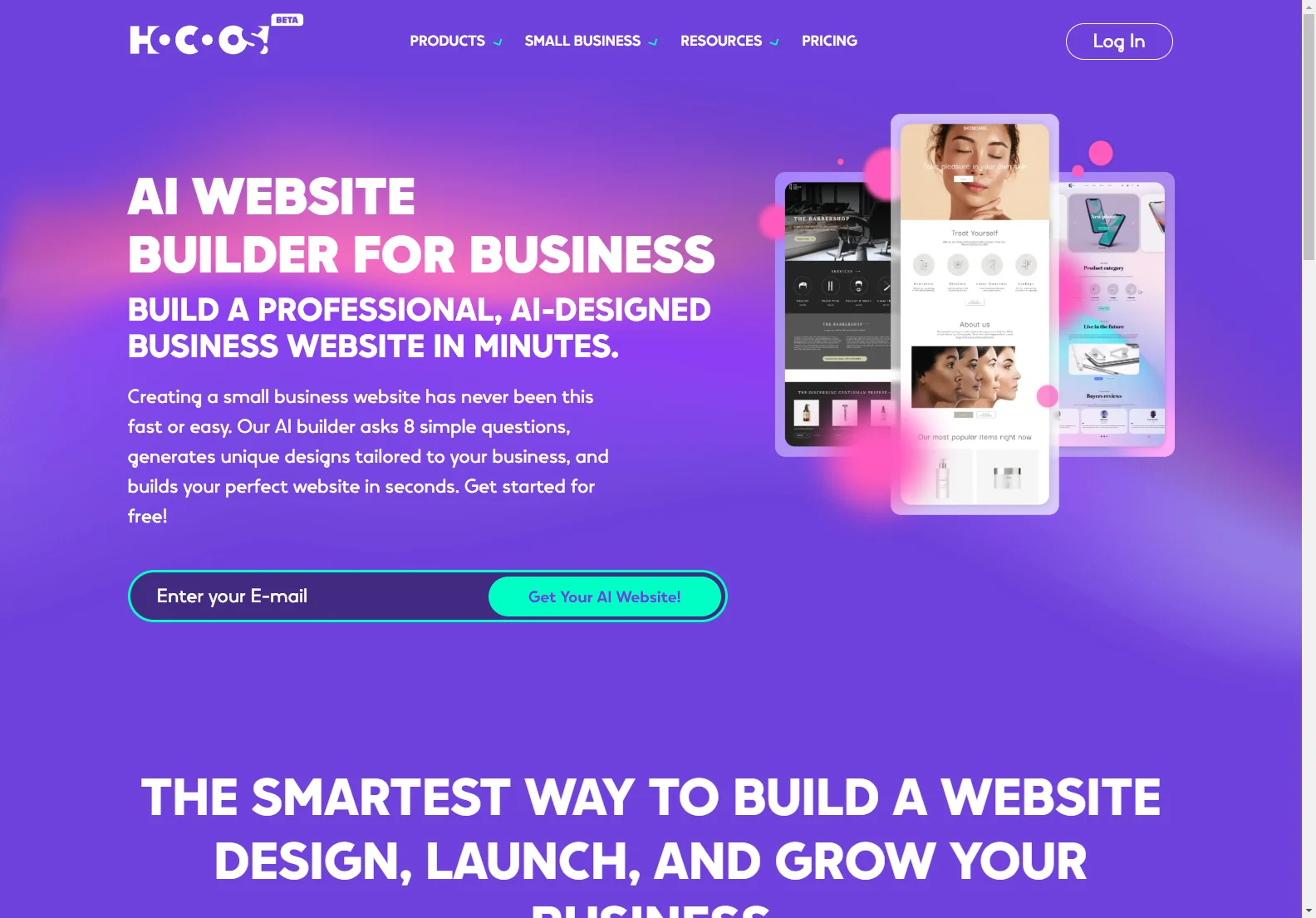 Hocoos AI Website Builder: Create Your Professional Website in Minutes