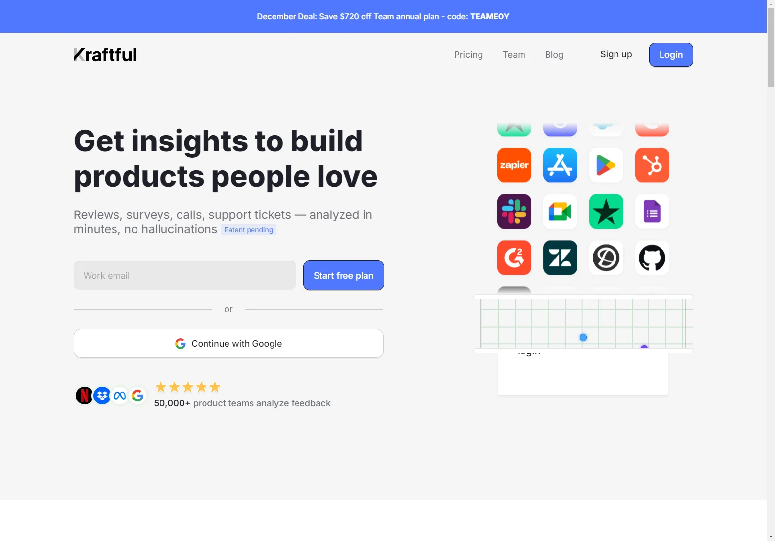 Kraftful: AI-Powered User Feedback Analysis for Product Teams