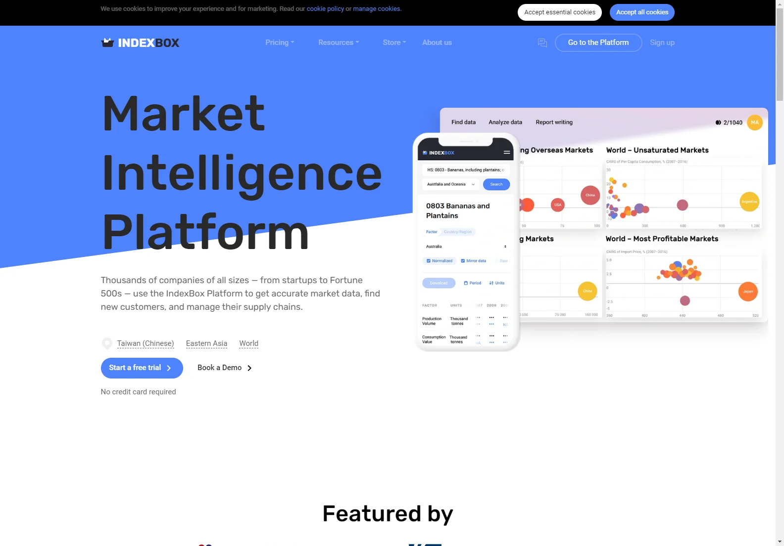 IndexBox: Global Market Intelligence Platform for Data-Driven Decisions