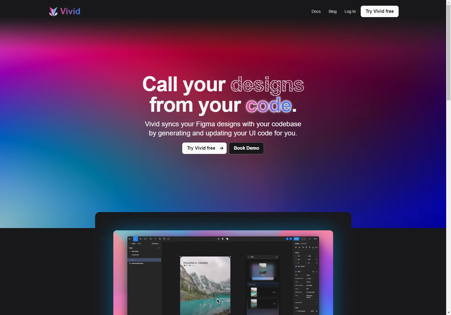 Vivid: Streamline Your Design-to-Code Workflow with Automated UI Code Generation