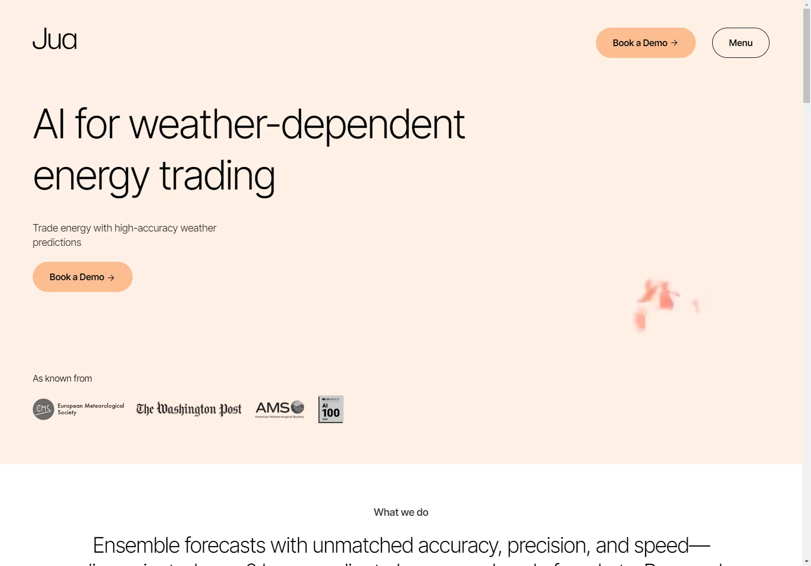 Jua: AI-Powered Weather Forecasting for Precise Energy Trading