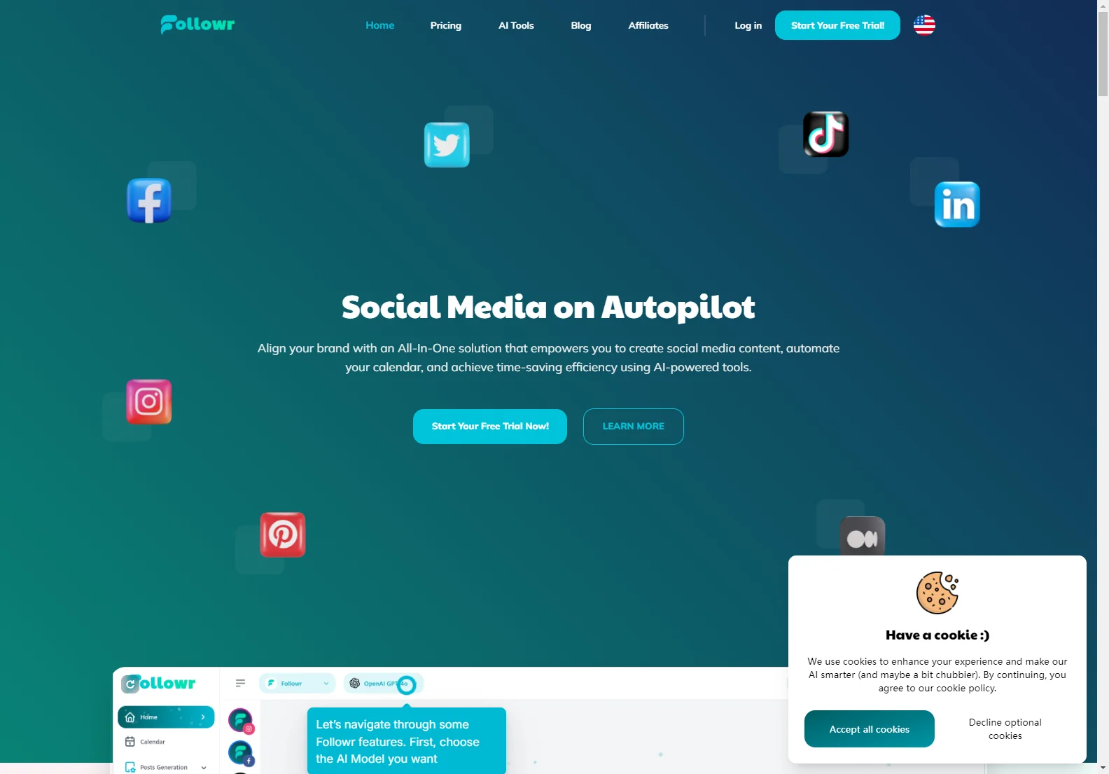 Followr: AI-Powered Social Media Management for Increased Engagement