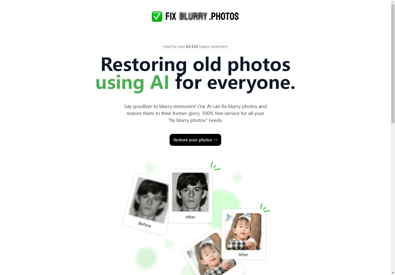 Face Photo Restorer: Free AI-Powered Image Restoration Tool