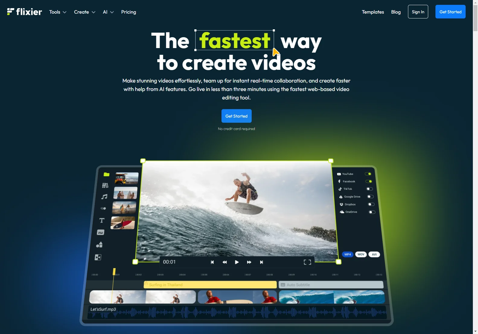 Flixier: The Fastest AI-Powered Online Video Editor