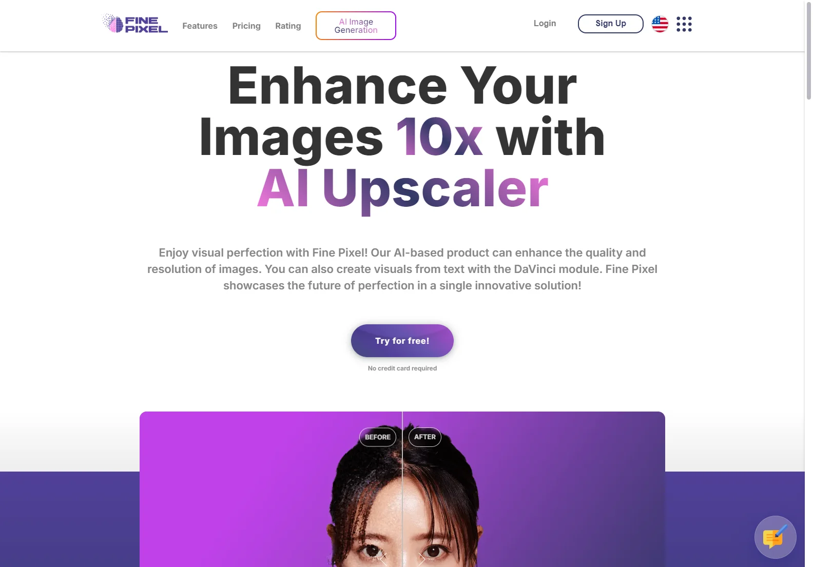 Fine Pixel: AI Image Upscaler & Generator - Enhance & Create Stunning Visuals