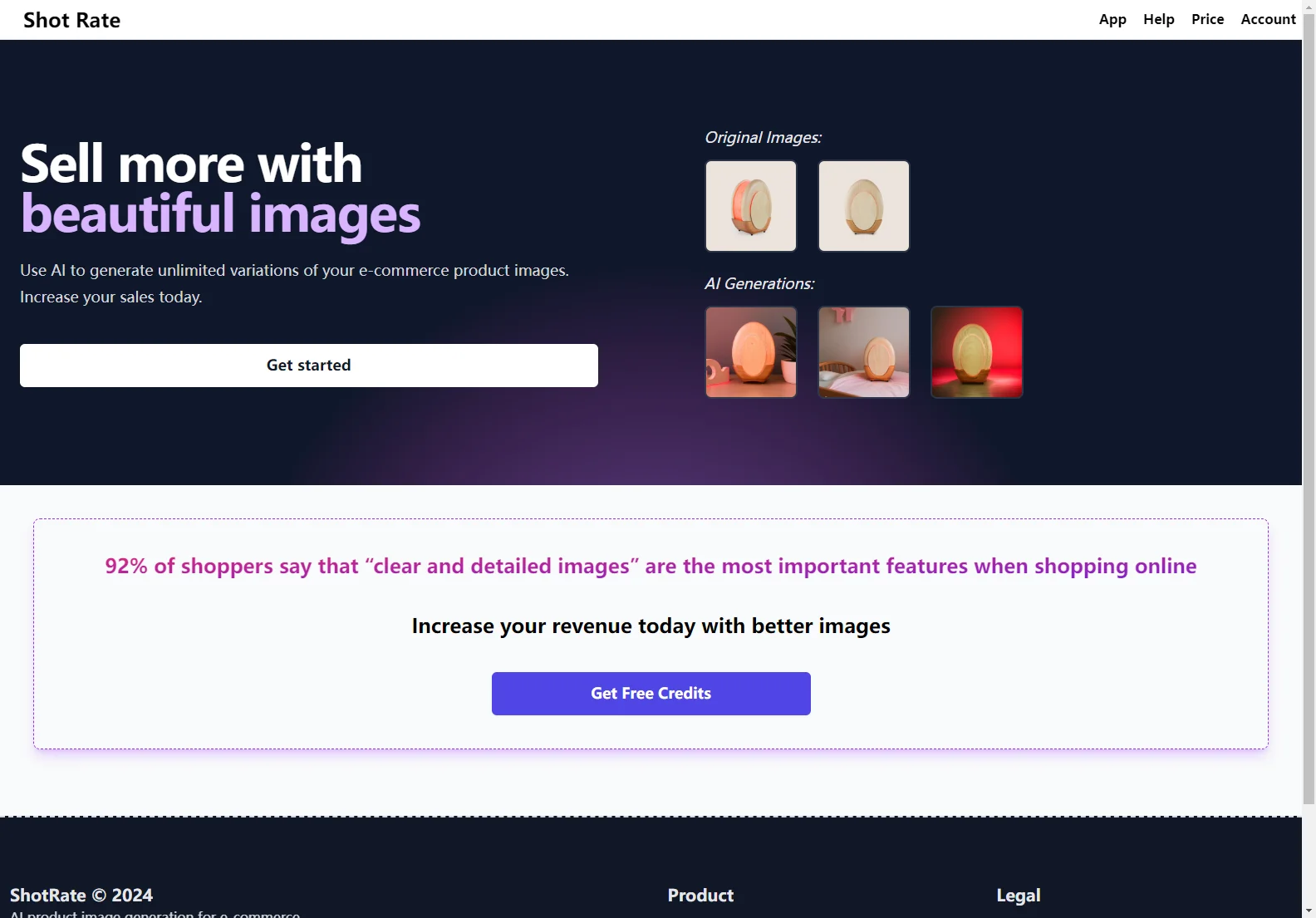 ShotRate: AI-Powered Product Image Generation for E-commerce