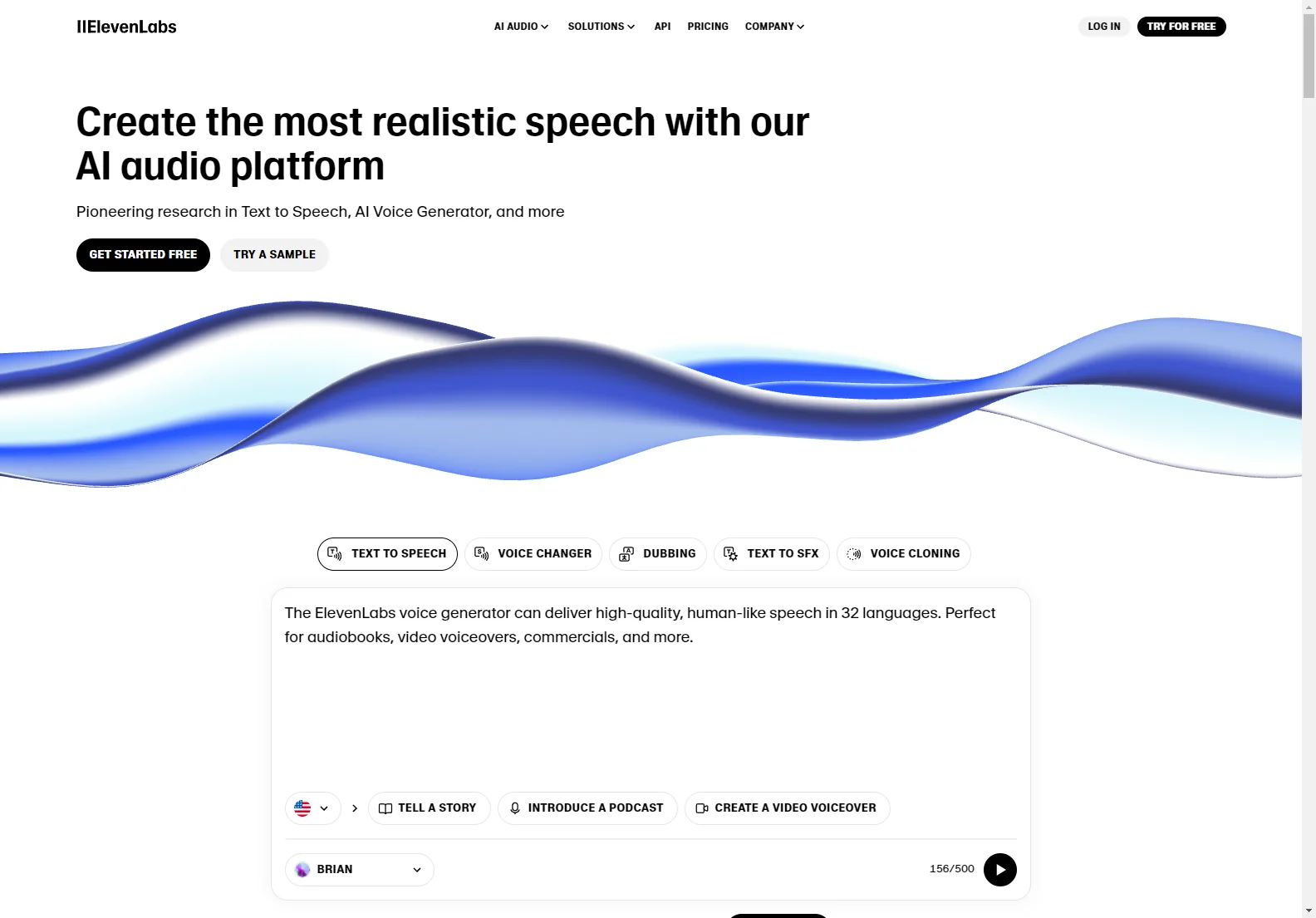 ElevenLabs: High-Quality AI Voice Generator & Text-to-Speech