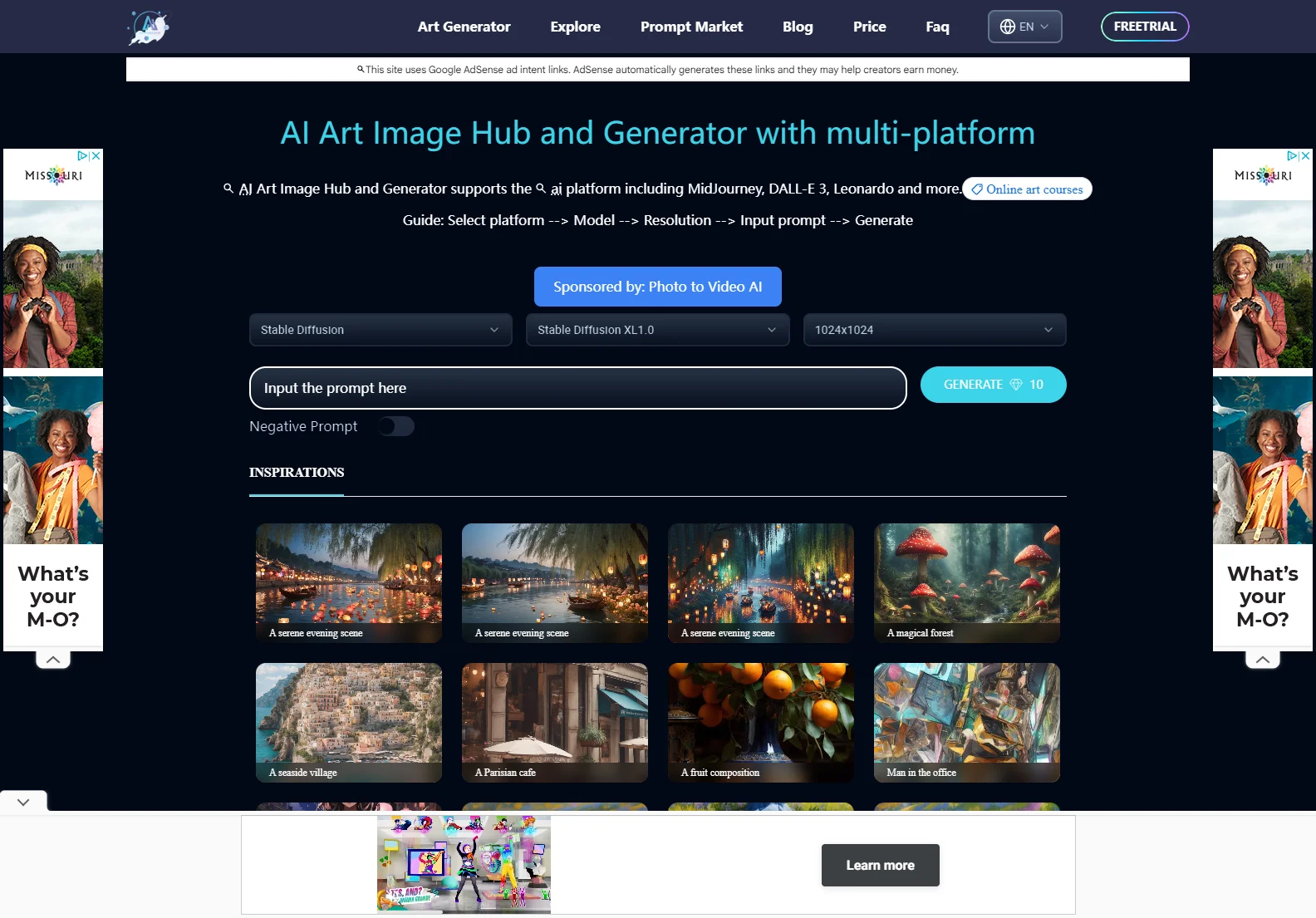 ArtiverseHub: Your Multi-AI Art Generation Hub