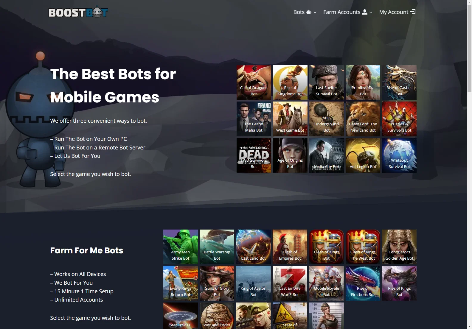 BoostBot: Automate Mobile Games & Save Time - Leading Bot Provider Since 2015