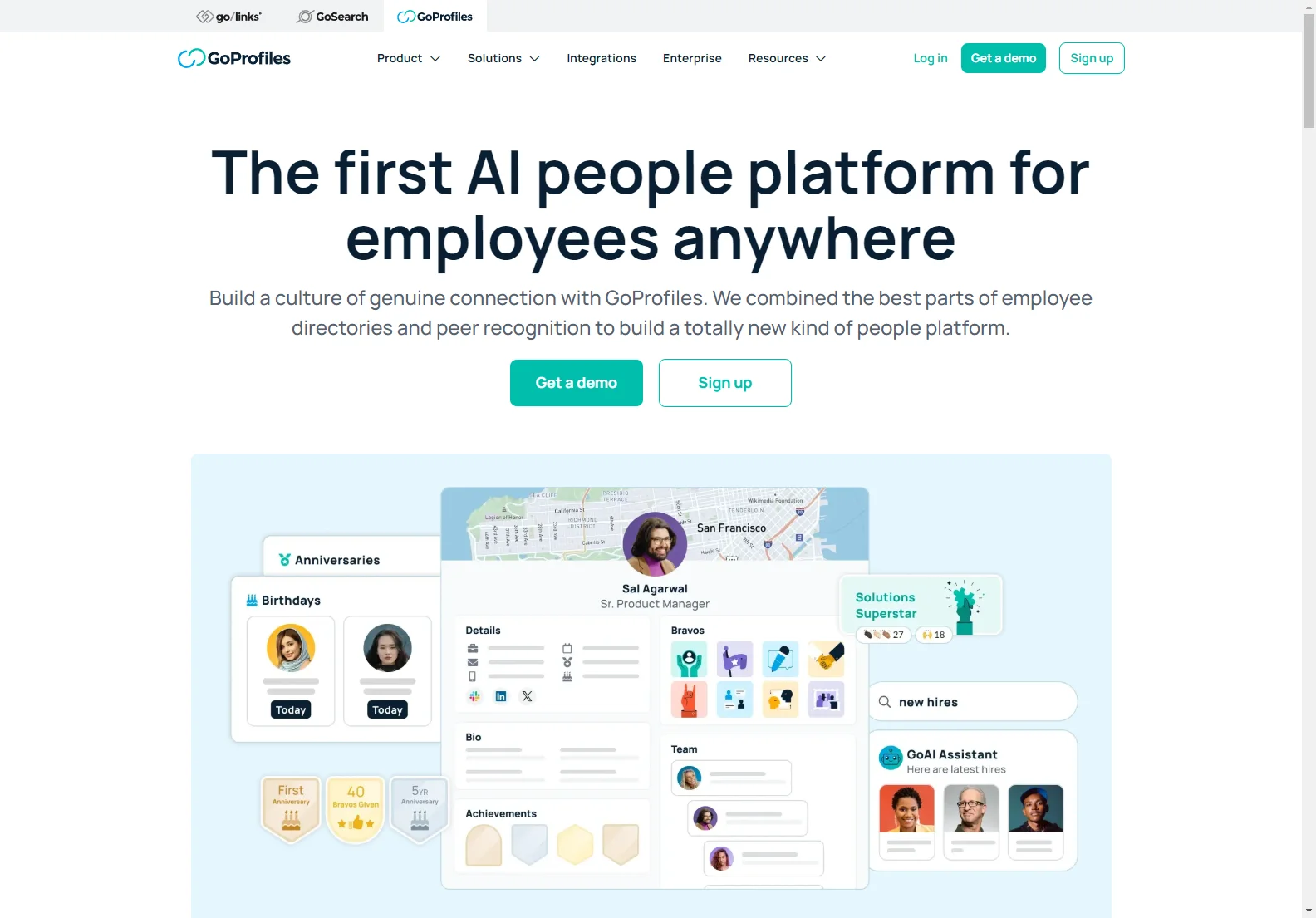 GoProfiles: AI-Powered People Platform for Enhanced Employee Engagement