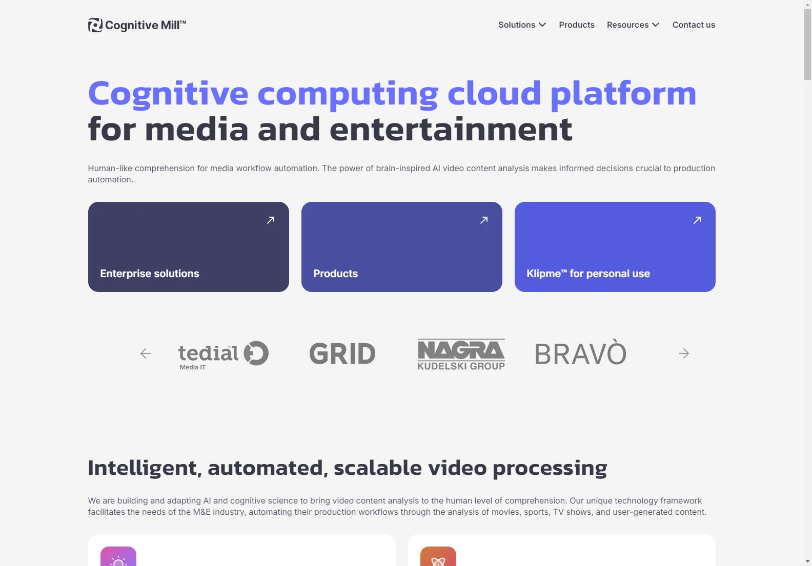 CognitiveMill™: AI-Powered Video Content Analysis for Media Workflow Automation