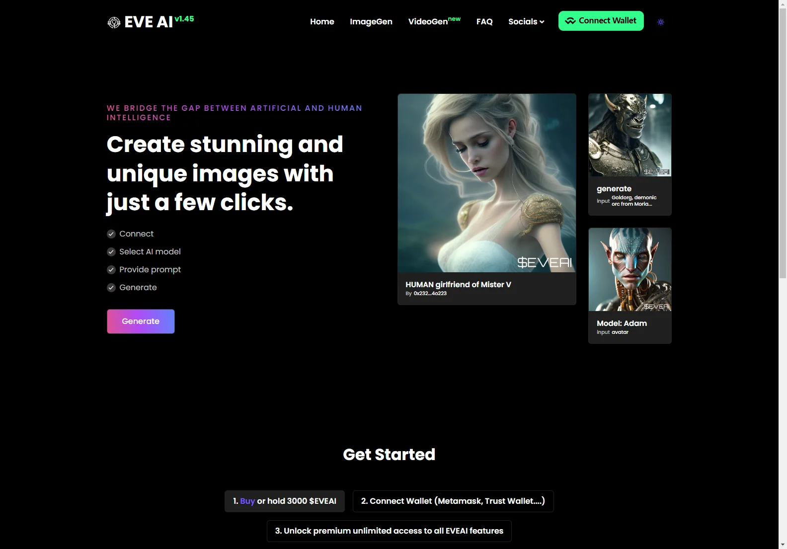 EVEAI: AI-Powered Image & Video Generation Platform