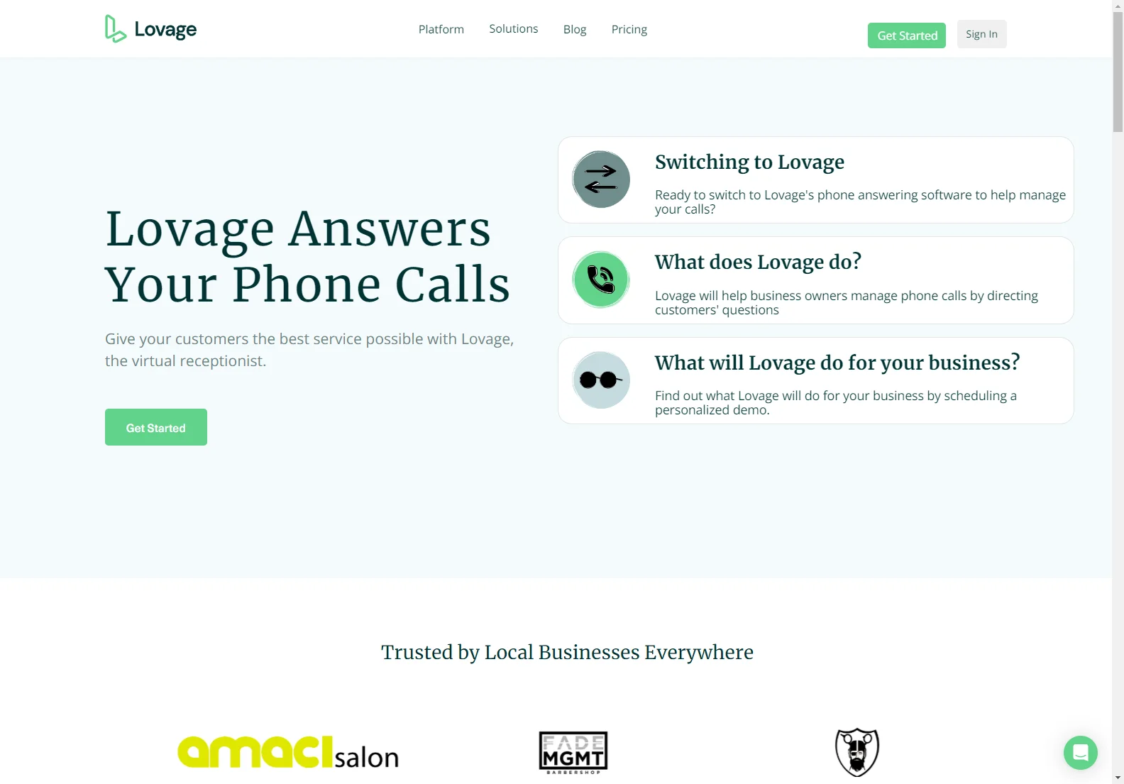 Lovage: Your 24/7 AI-Powered Virtual Receptionist