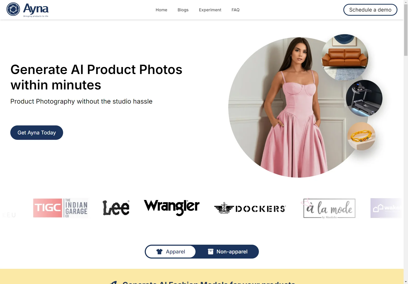 Ayna AI: Revolutionize Your Product Photography with AI