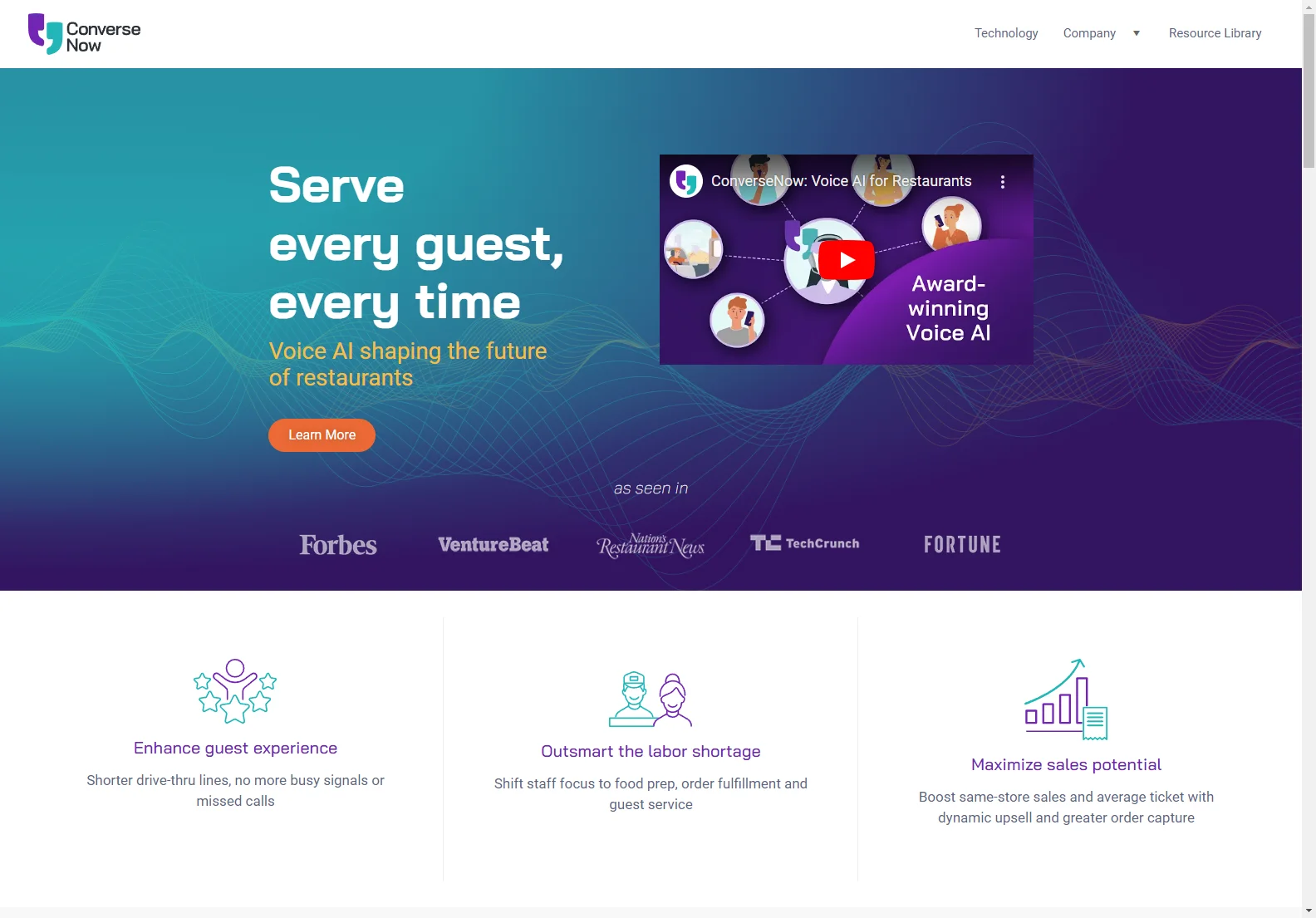 ConverseNow: Voice AI for Restaurants - Boost Sales & Improve Customer Experience