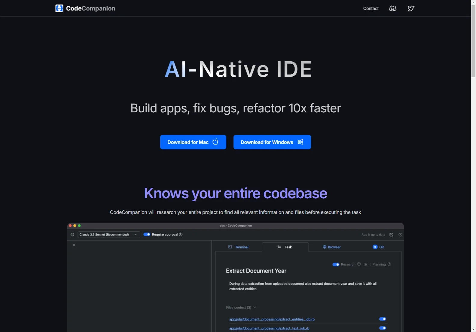 CodeCompanion: AI-Powered IDE for 10x Faster Coding