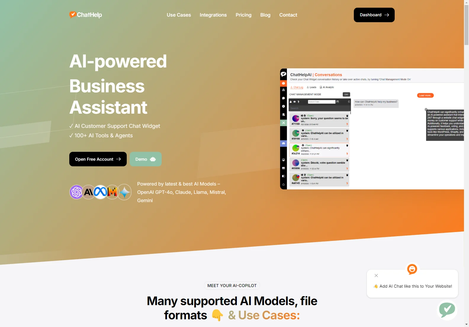 ChatHelp.ai: Your All-in-One AI Toolbox for Business, Work, and Study