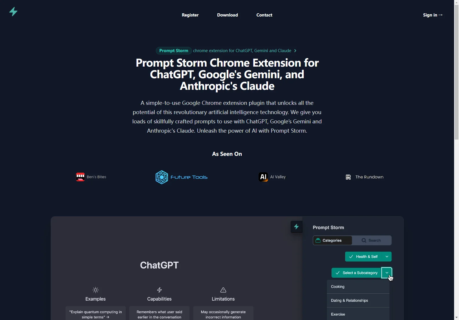 Prompt Storm: AI Prompts for ChatGPT, Gemini & Claude - Boost Your Productivity