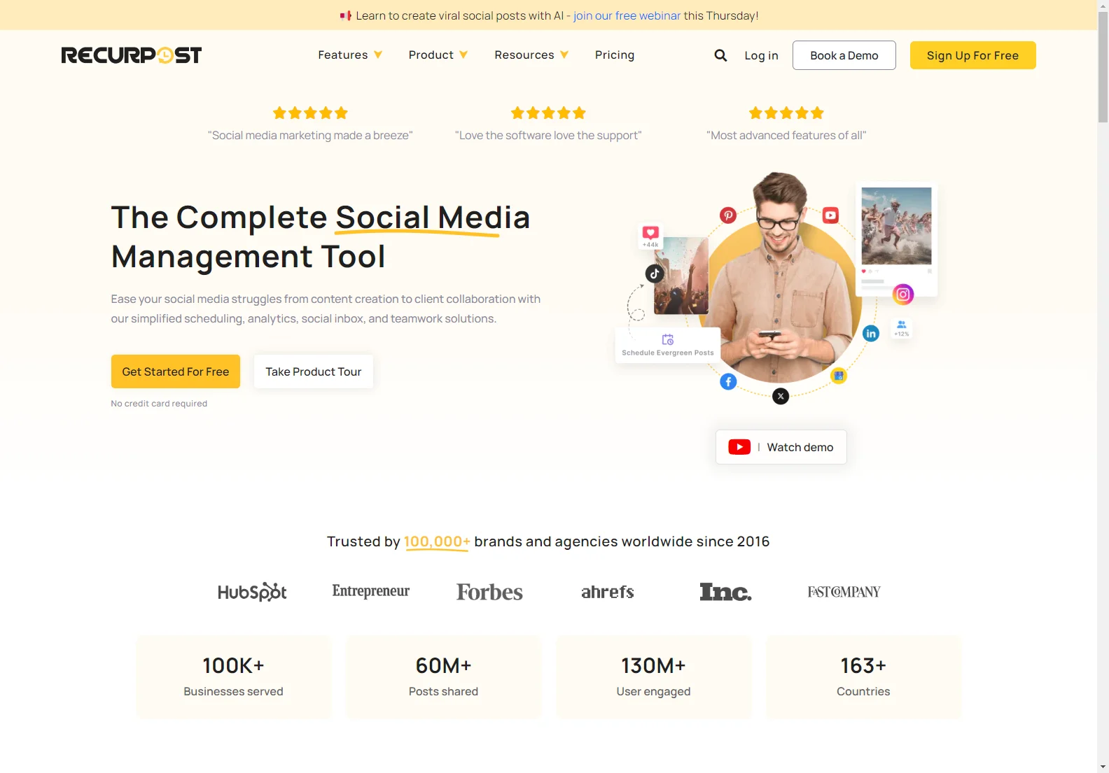 RecurPost: AI-Powered Social Media Management for Enhanced Results